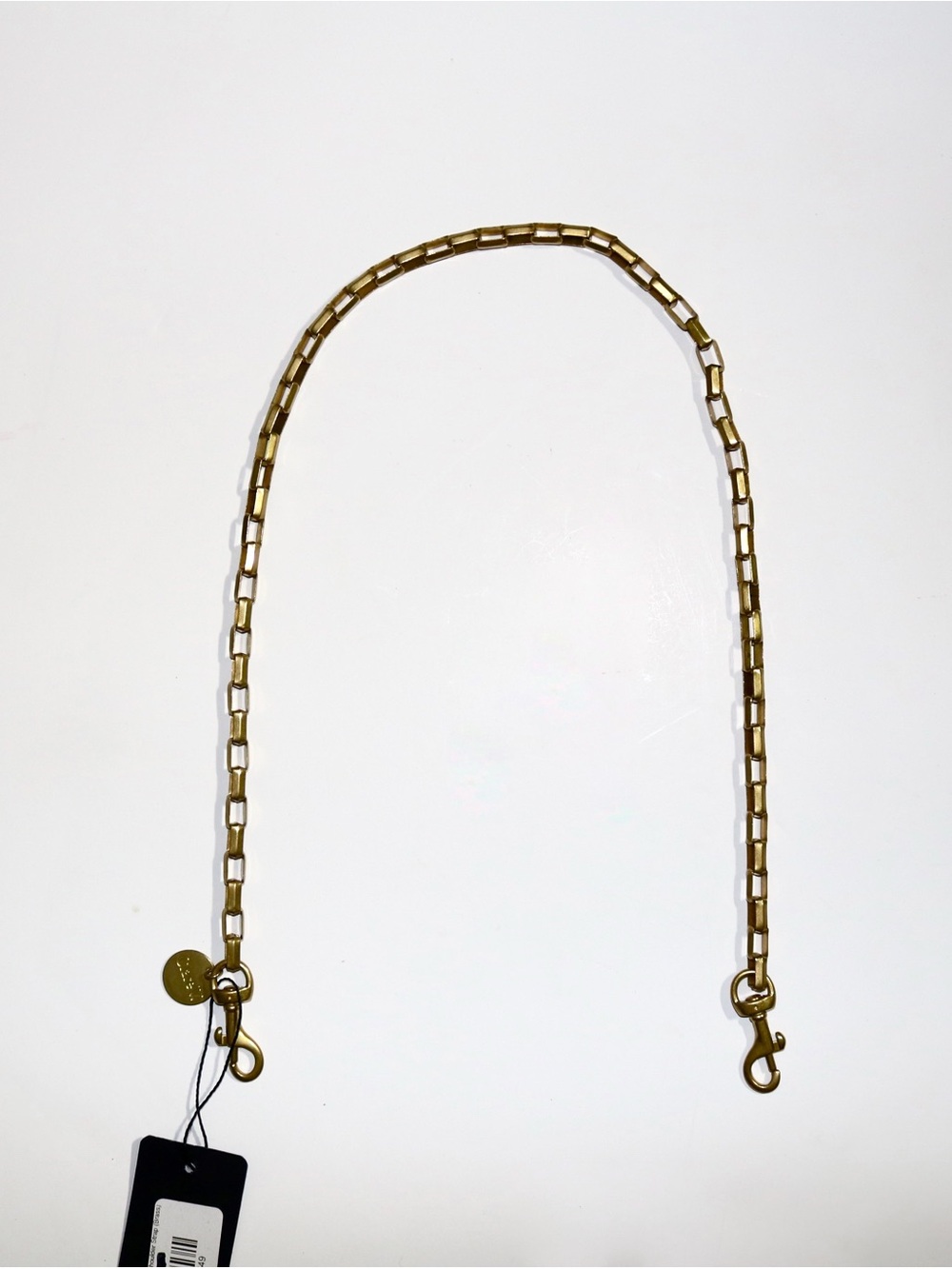 Clare V. Box Chain Shoulder Strap in Brass - Picture 5 of 9
